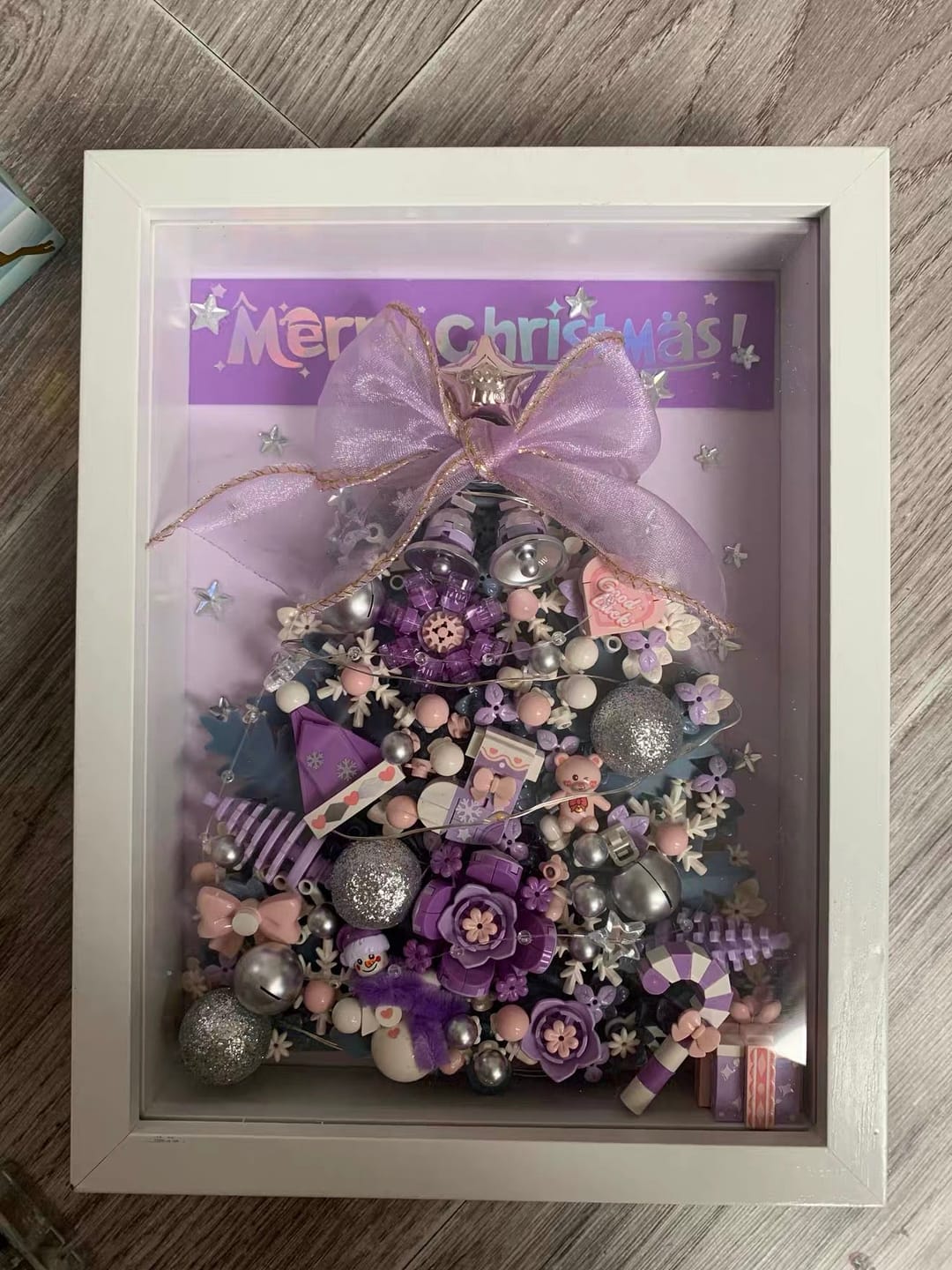 Customer photo review of Purple Christmas Tree Photo Frame(set 1963)