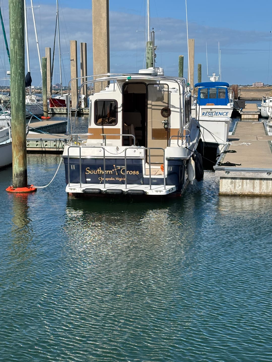Customer photo review of Custom Digital Boat Name Logo Design