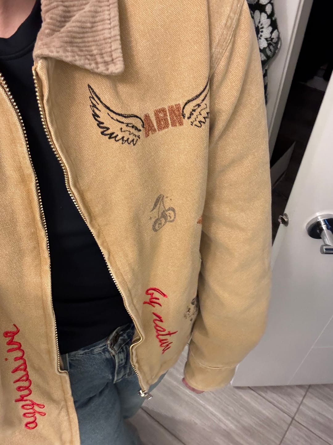 Customer photo review of ACES BARN JACKET PRE-ORDER