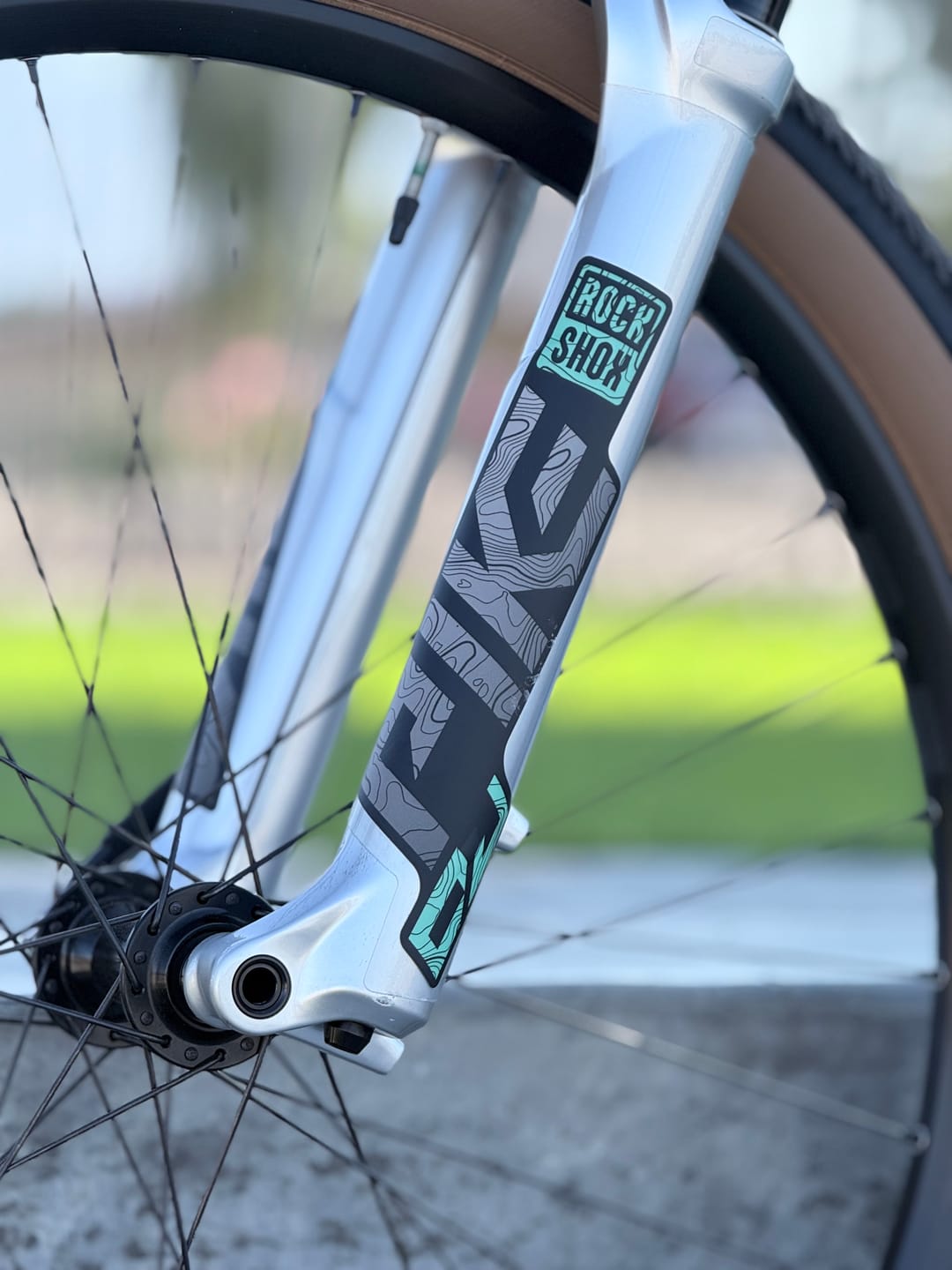 Customer photo review of Custom 2027 Rockshox Pike DJ Decal