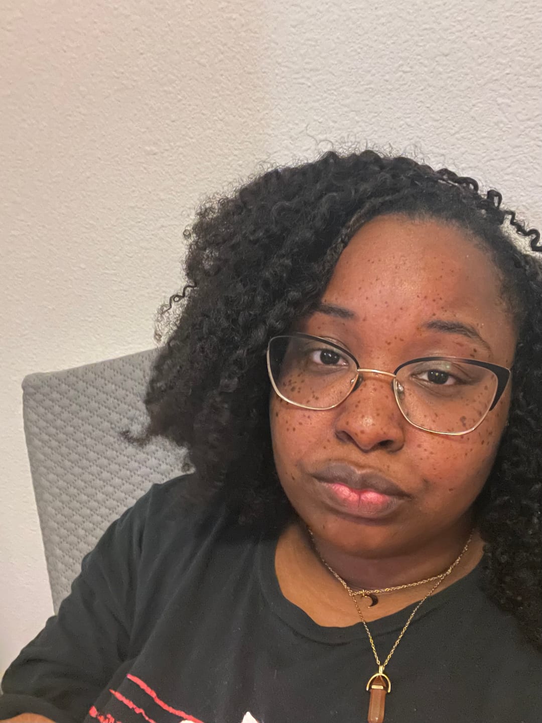 Customer photo review of Multi-Textured Kinky Curly Crochet Hair