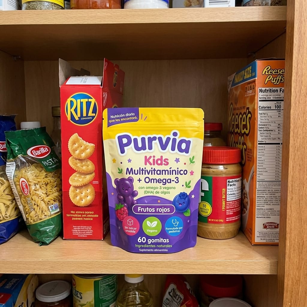 Customer photo review of Purvia Multivitamínico Infantil con Omega-3