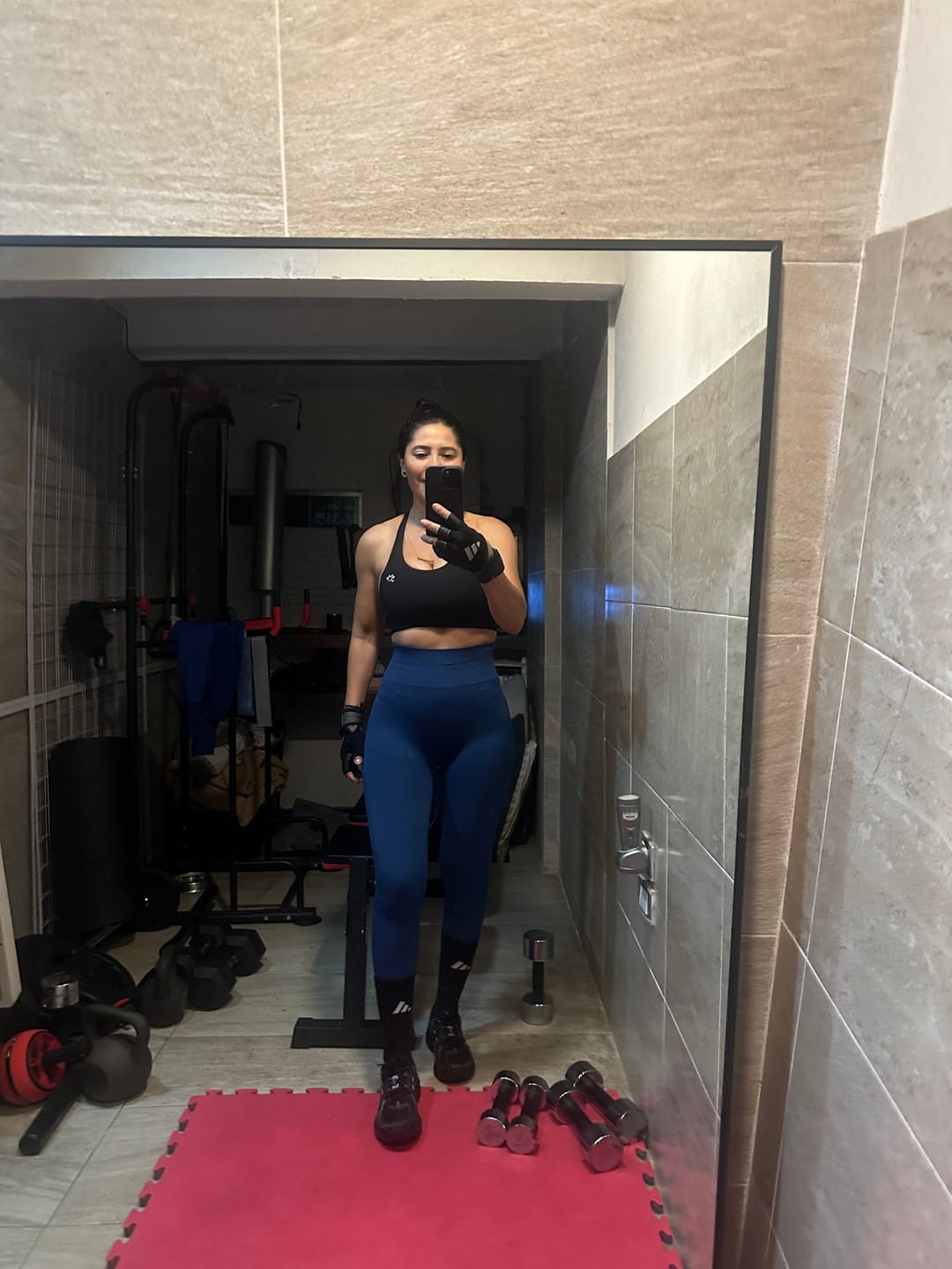 Customer photo review of Leggings Burbuja + Push Up | Seamless Compresión - Onix