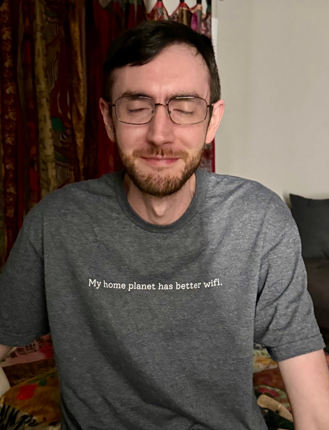 Customer photo review of Home Planet Wifi Tee