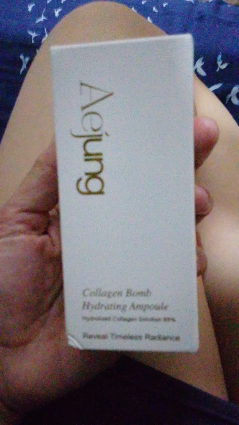 Customer photo review of Aejung™ Collagen Bomb Hydrating Ampoule