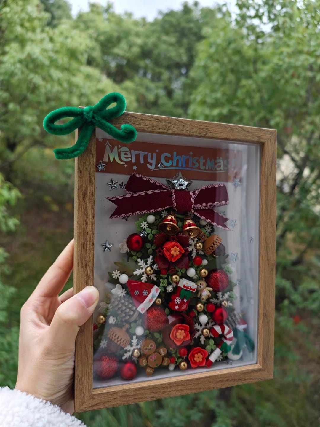 Customer photo review of Christmas Tree Photo Frame (Set 1962)