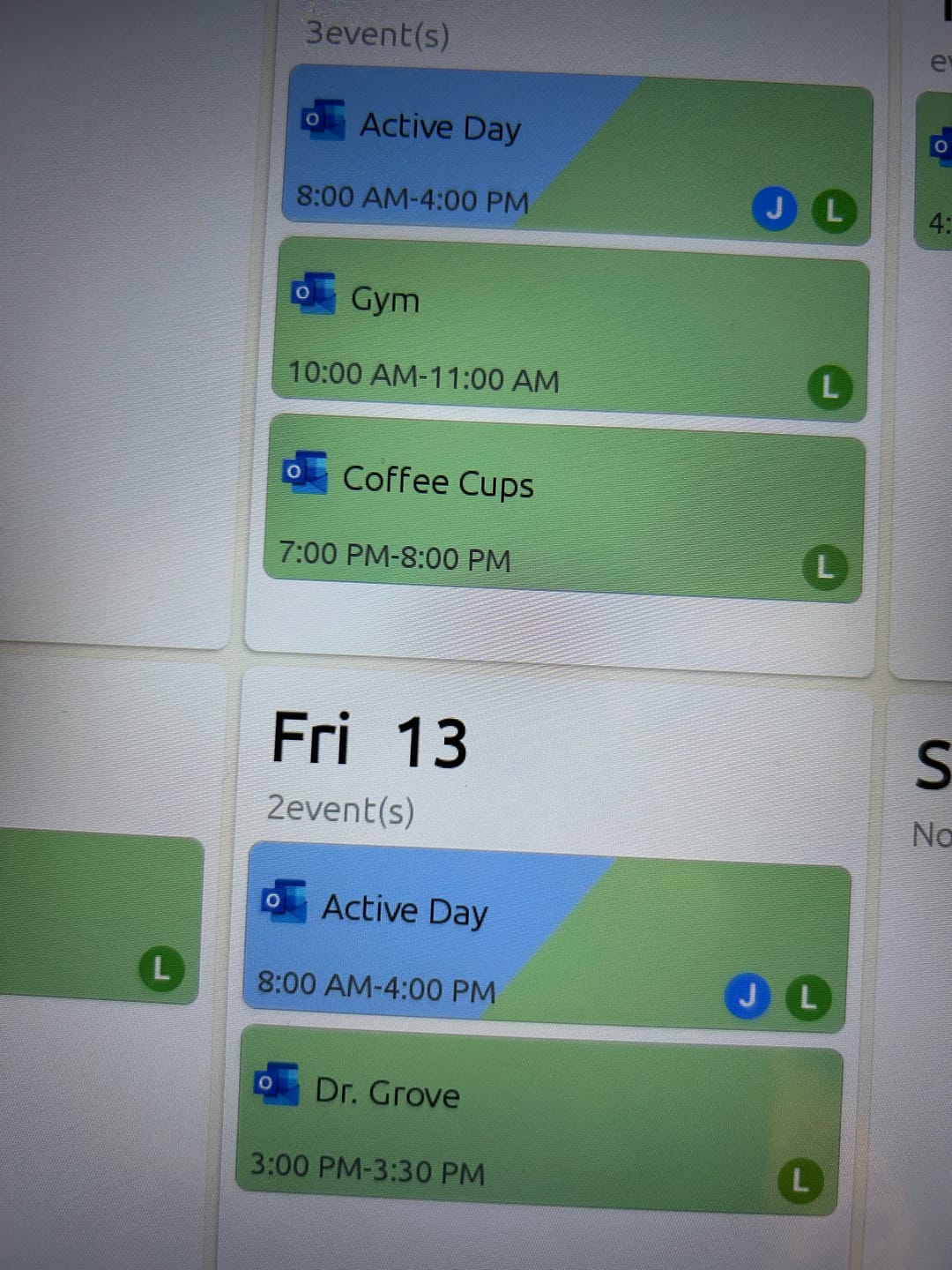Customer photo review of Everblog 13.4" FridgeCal™  AI Fridge Calendar