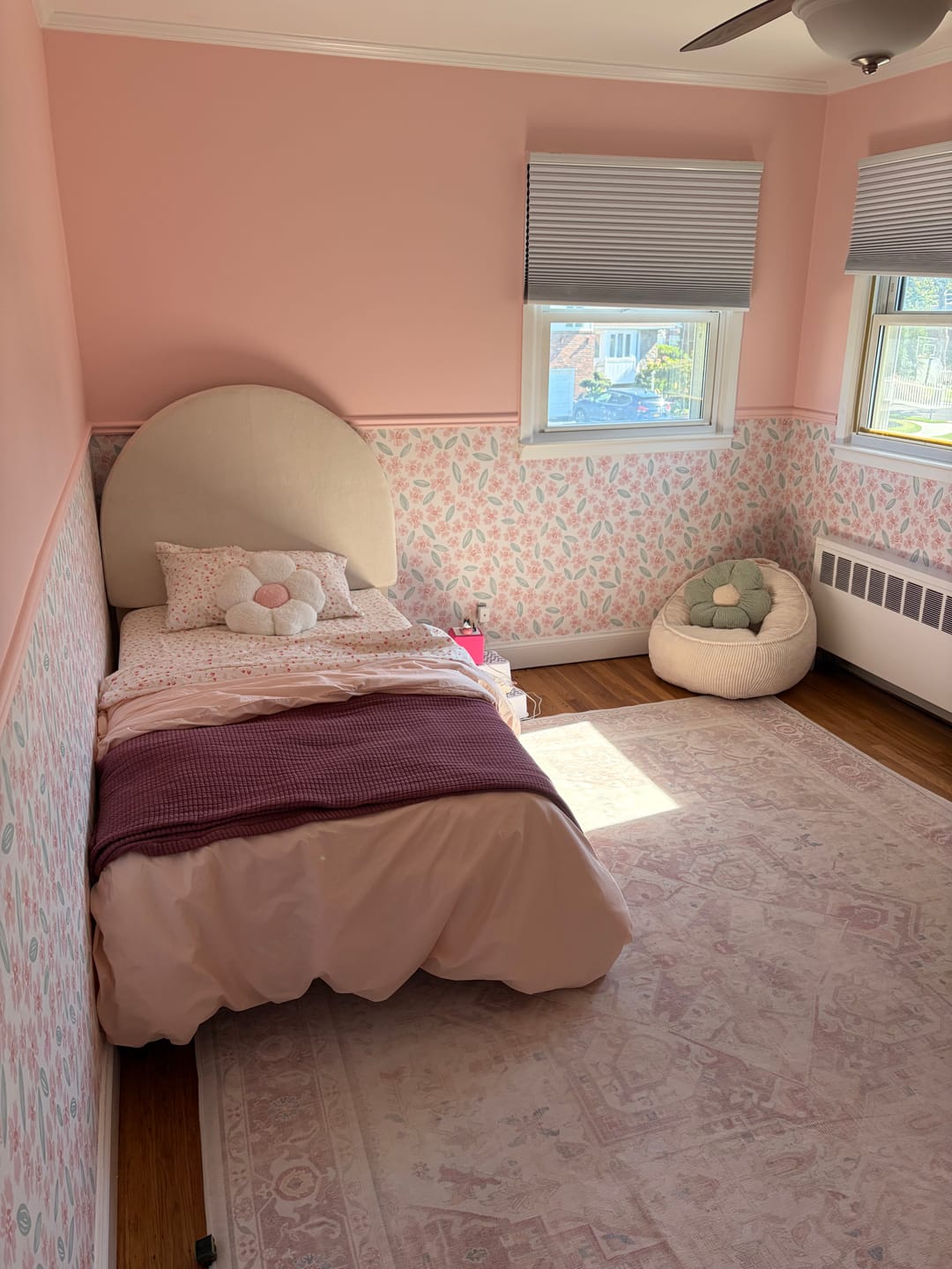 Customer photo review of *WAREHOUSE* -Lane Pink Wallpaper 8- 2 feet by 10 feet- PERFECT