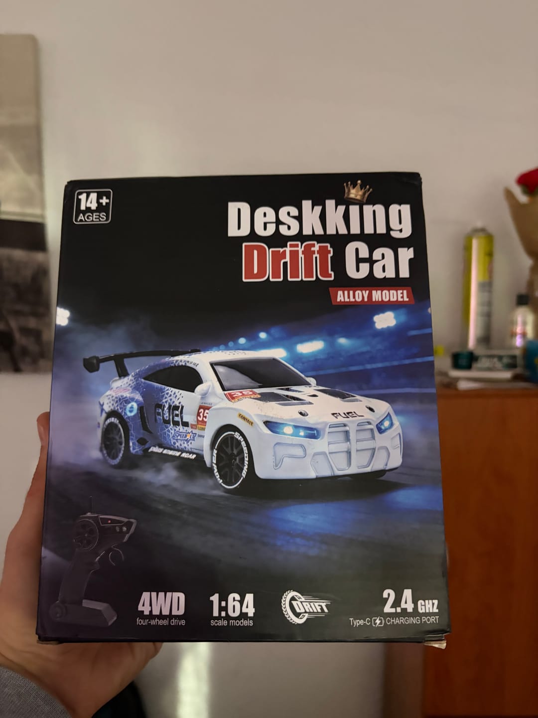 Customer photo review of Mini Coche de Drift 1:64