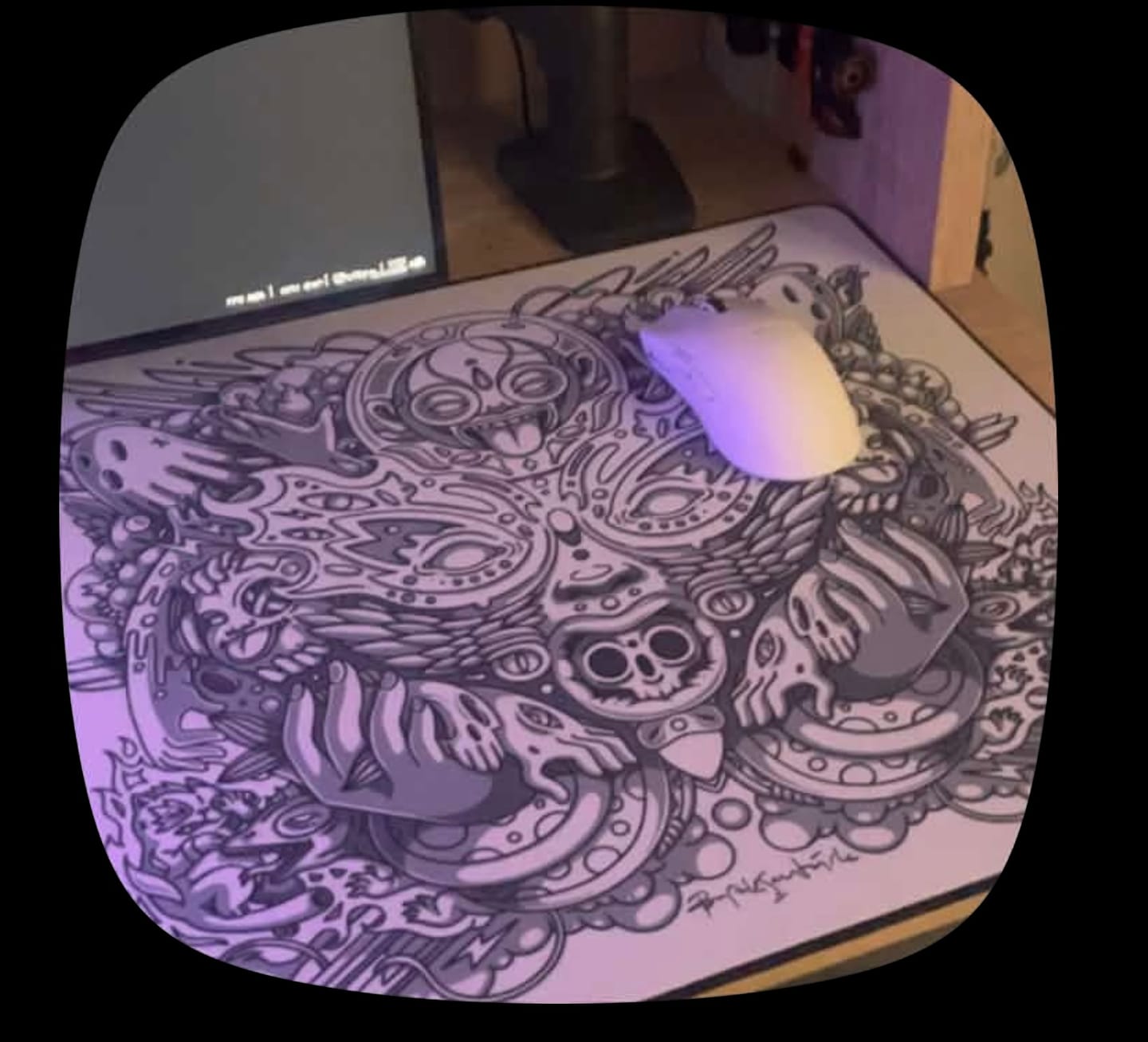 Customer photo review of Wraith Spirit of Aim Mousepad