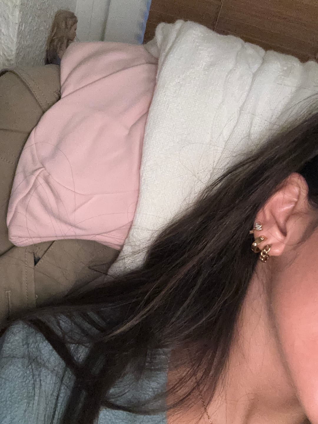 Customer photo review of Cataleya 2 Ohrstecker | 18K vergoldet