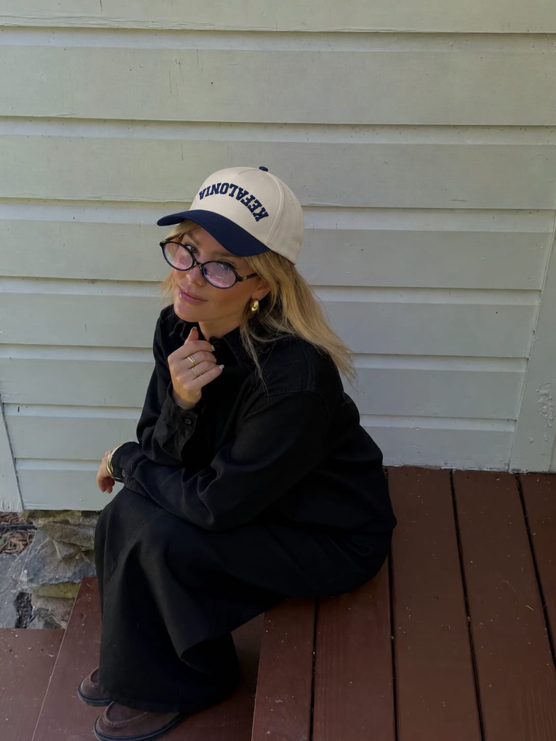 Customer photo review of Custom Snapback Hat - Personalized Upside Down Snapback Hat