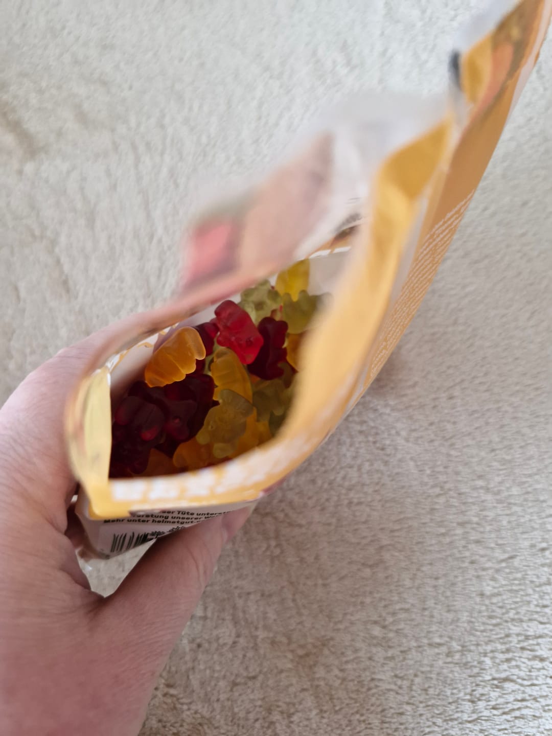 Customer photo review of Bio Fruchtgummi Bärchen