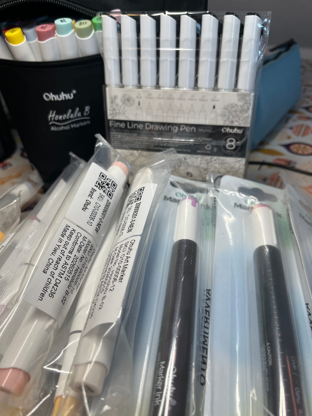 Customer photo review of Ohuhu Marker Ink R210 / R393 / R1 Refill for Alcohol marker