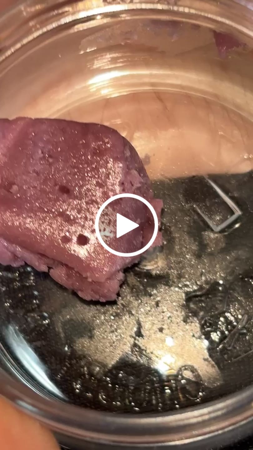 Customer video review of THC-A 55% Hash Pink Melt
