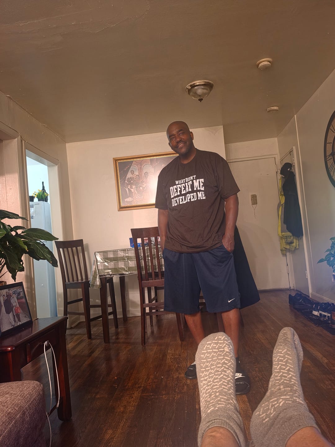 Customer photo review of Developed Me Statement Tee