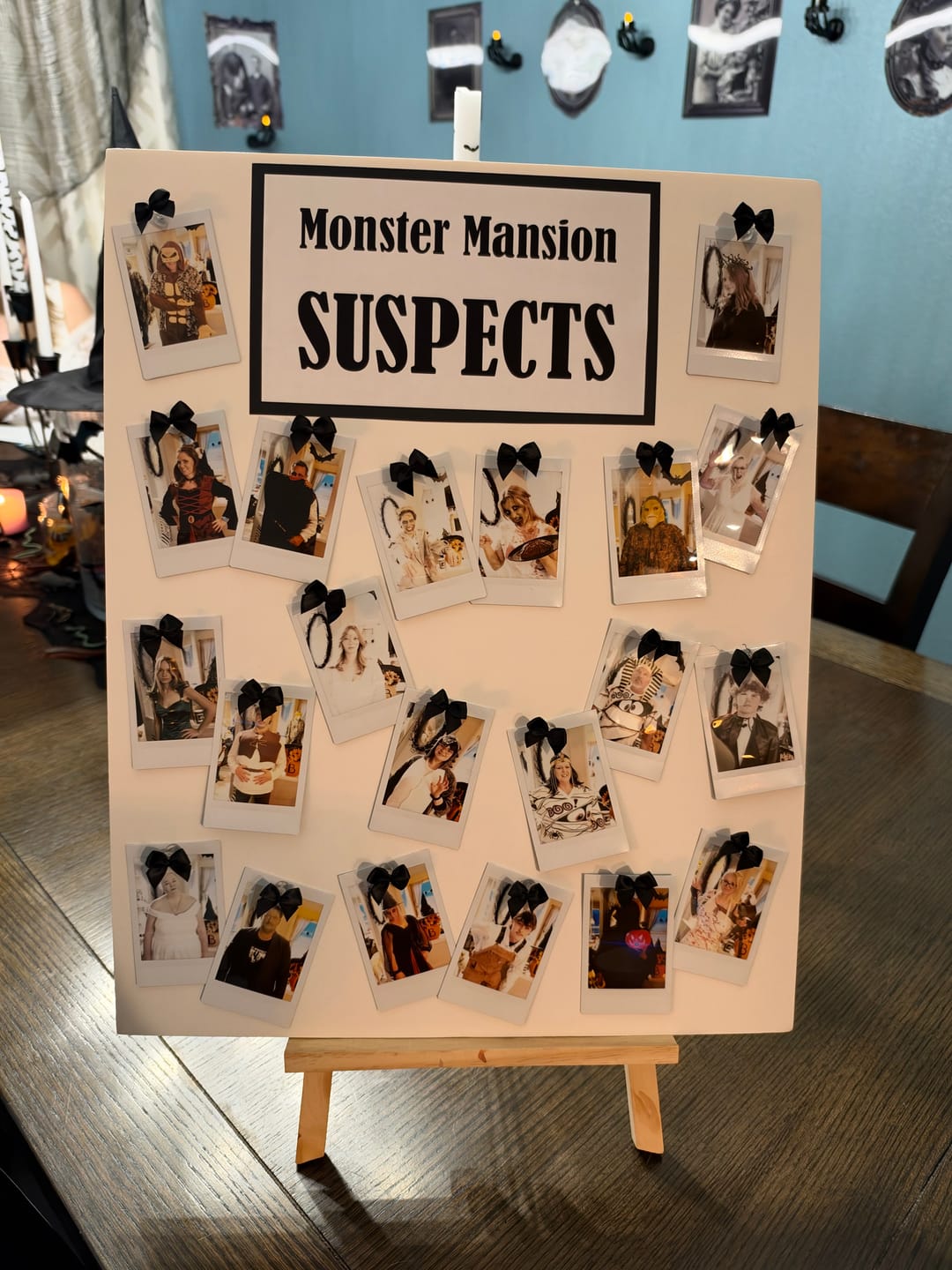 Customer photo review of Halloween Murder Mystery Game Kit - Monster Mansion