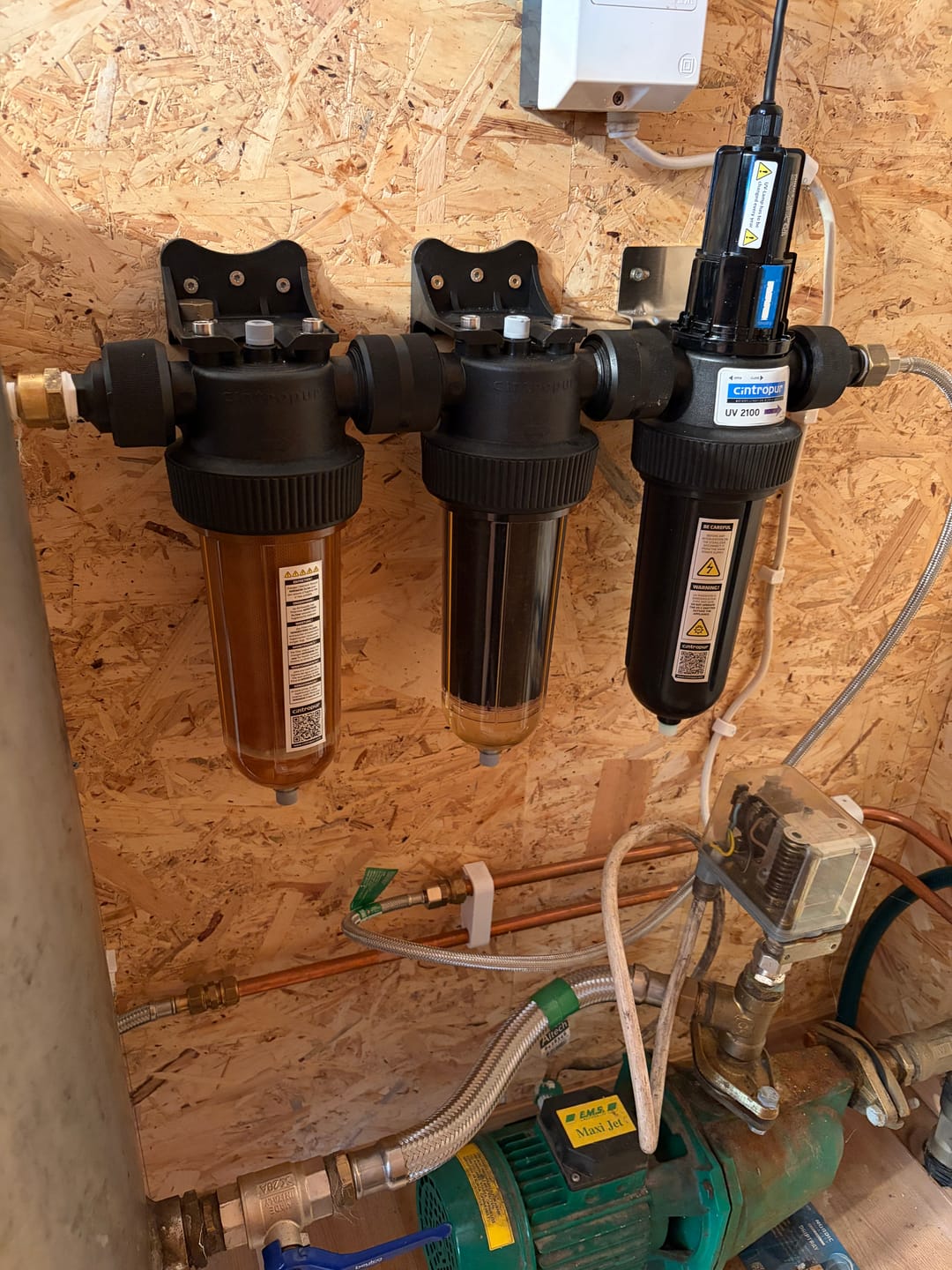 Customer photo review of Cintropur NW25 Trio Partikel, Kol och UV-filter