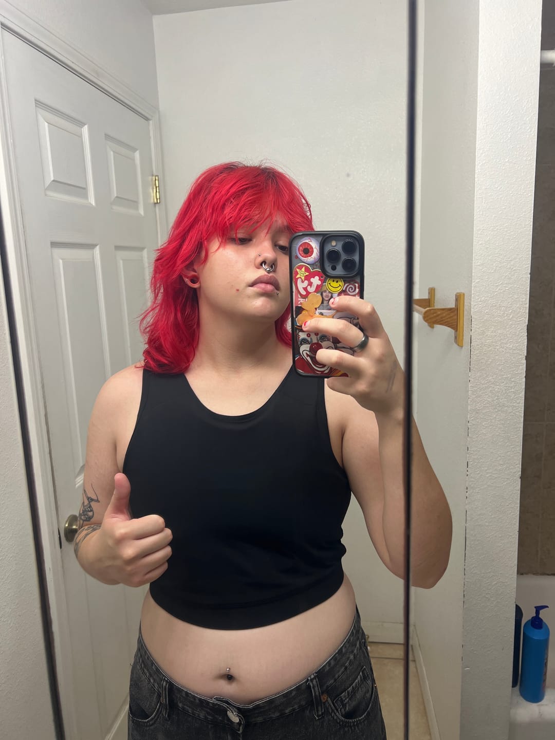 Customer photo review of Mesh Back Comfort Band Binder Black