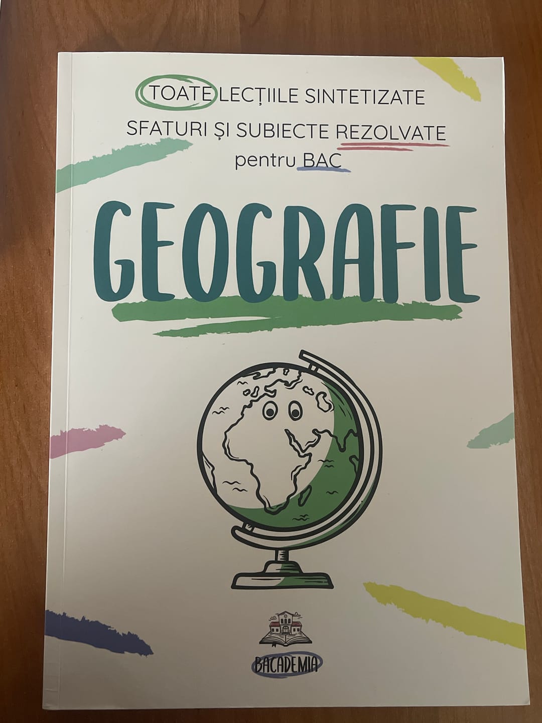Customer photo review of Carte Geografie Bacalaureat Bacademia