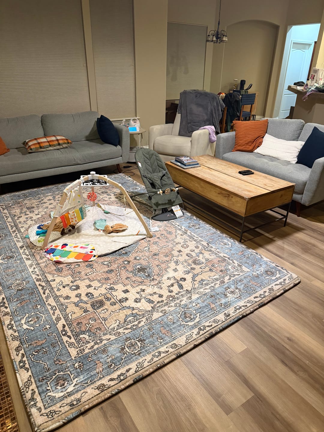 Customer photo review of Designer Relax Mat - 1.4" Thick Foam Base