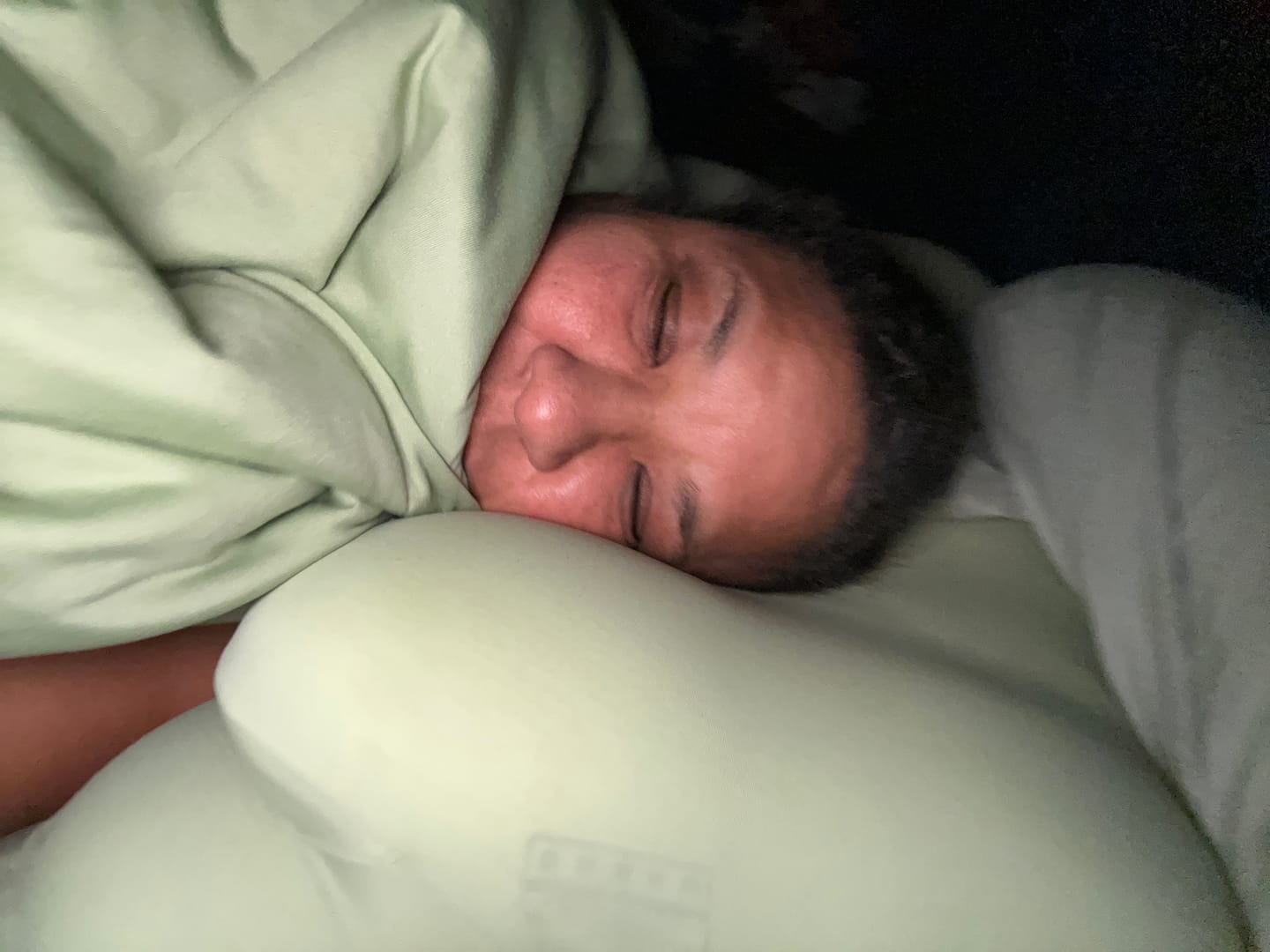 Customer photo review of CloudAlign Pillow