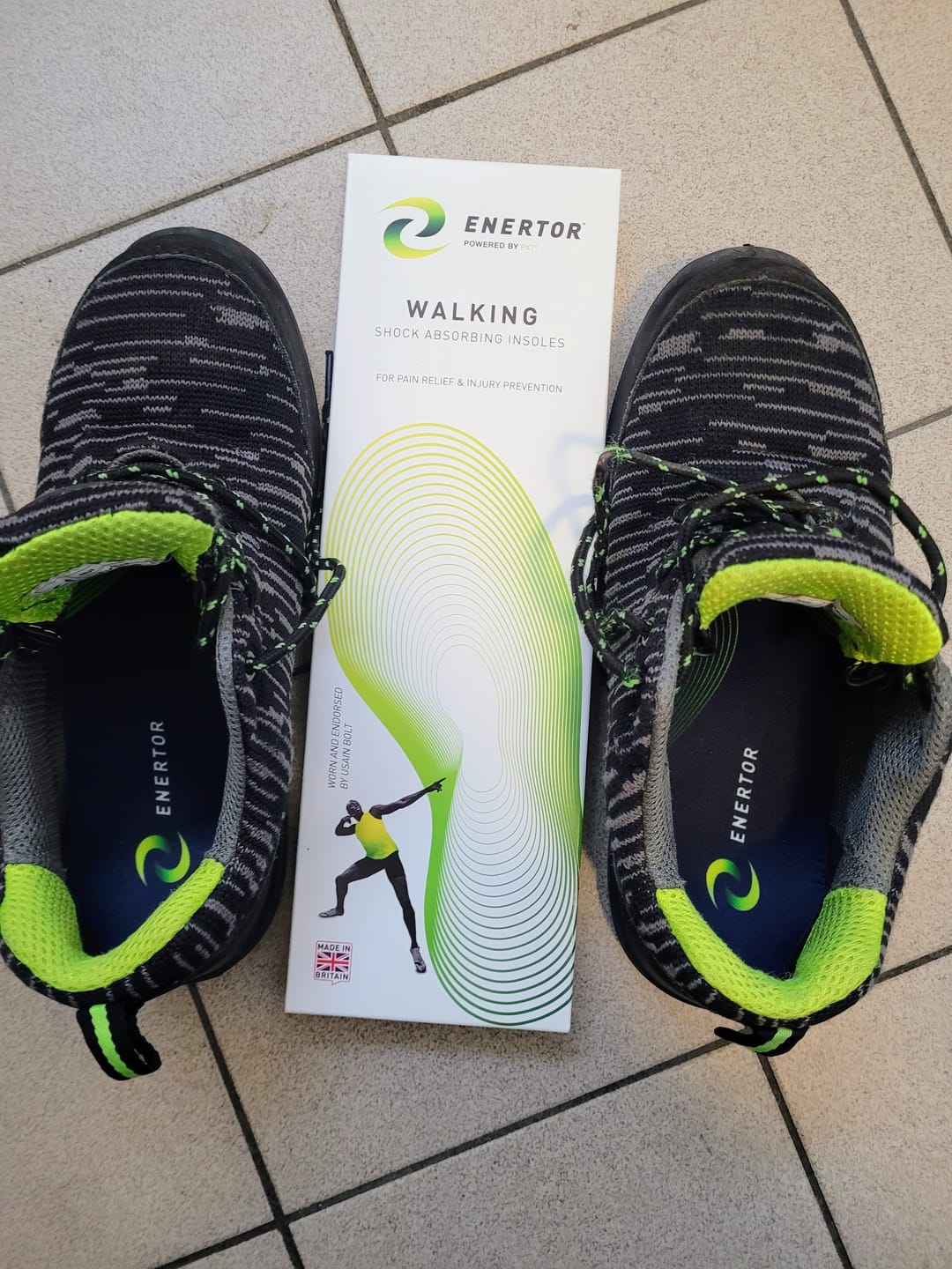 Customer photo review of Confezione doppia Running & Walking (2 paia)