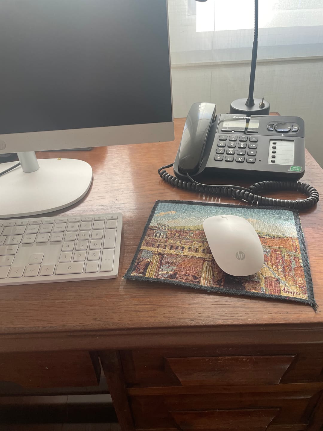 Customer photo review of Mouse Pad Arazzo Jacquard | 3 Varianti