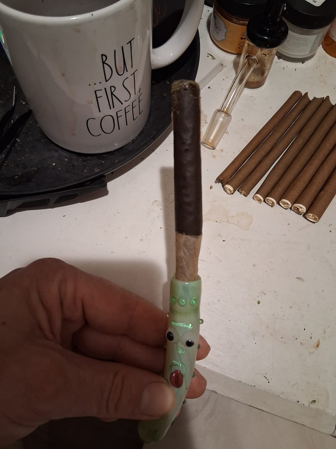 Customer photo review of Jack Skellington THCA Flower