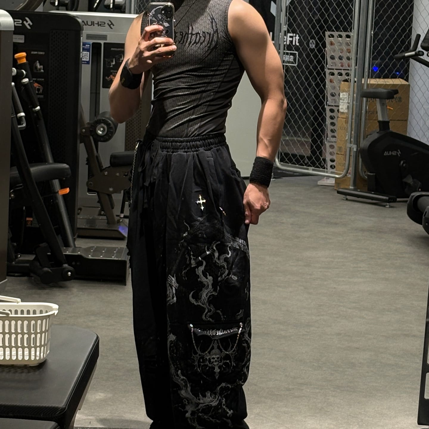 Customer photo review of Doom Tech™ Armored Cut-off Compression [MIDNIGHT]
