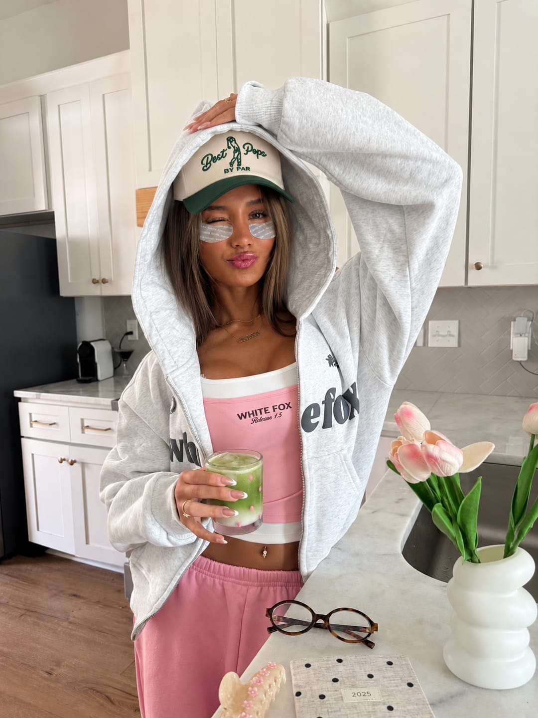 Customer photo review of Custom Best Pops By Par Embroidered Snapback Hat – Funny Golf Gift for Dad