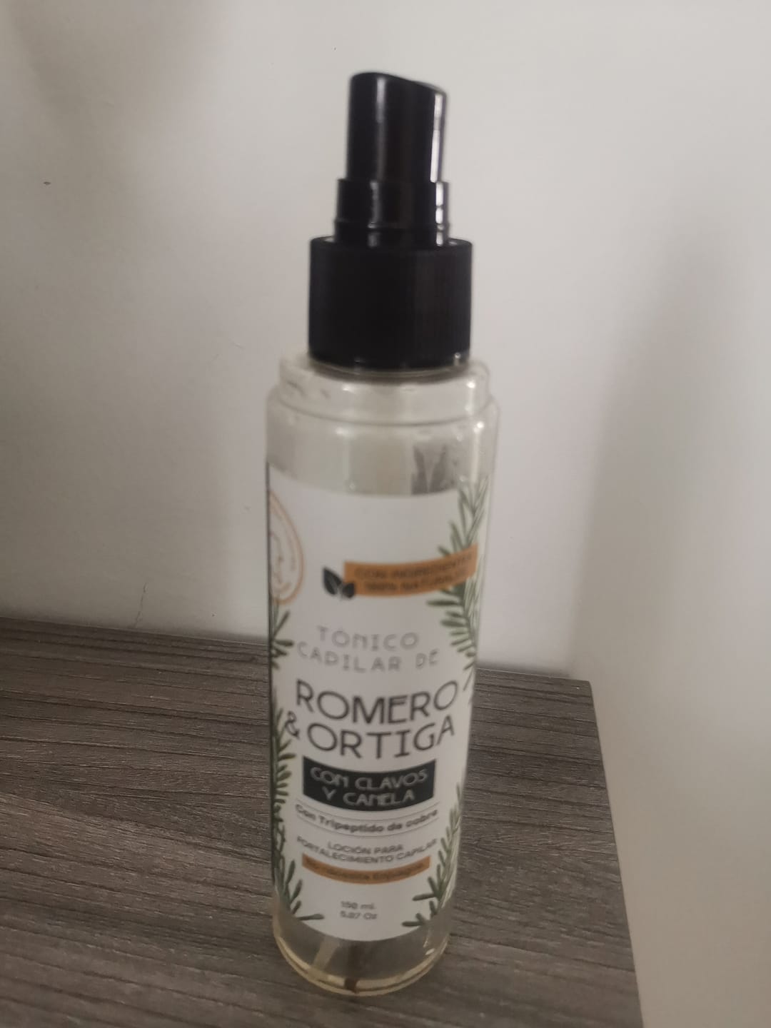 Customer photo review of CAÍDA CAPILAR · Tónico Capilar de Romero