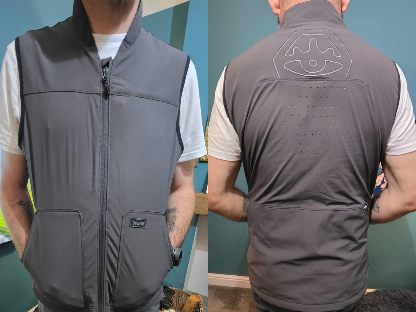Customer photo review of Hauler | Trail Vest | Stealth Grey