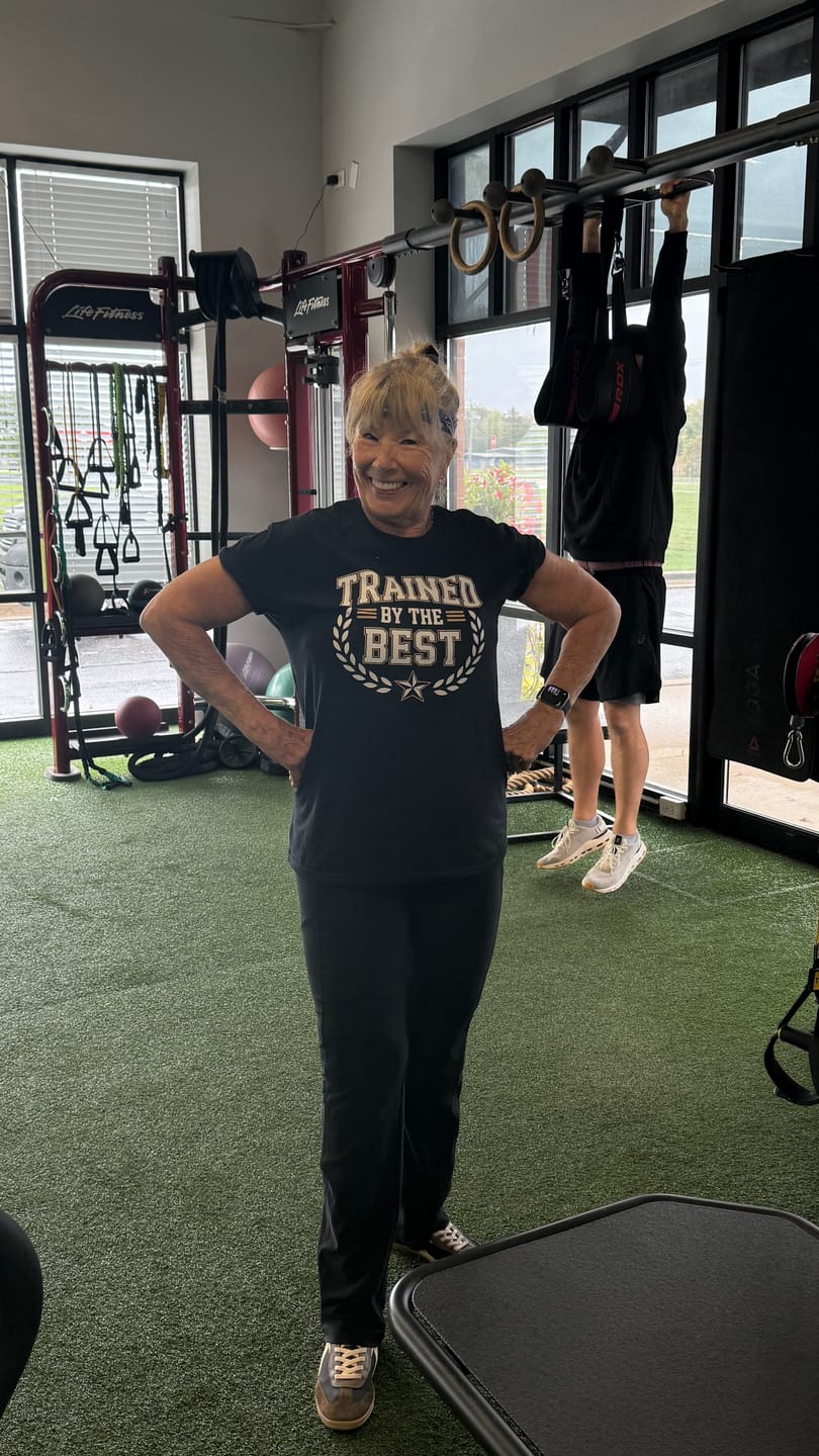Customer photo review of Trained By The Best T-Shirt