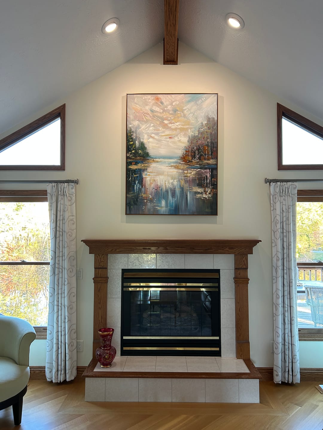 Customer photo review of Landscape Canvas Art #LCA020