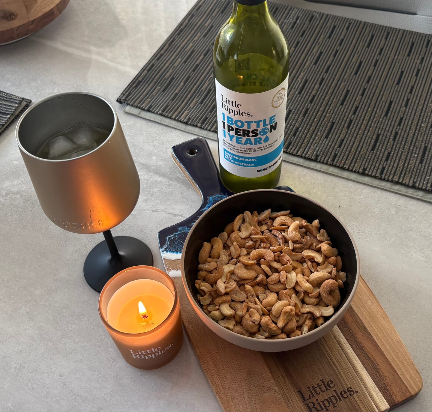 Customer photo review of Mulled Wine Candle GWP