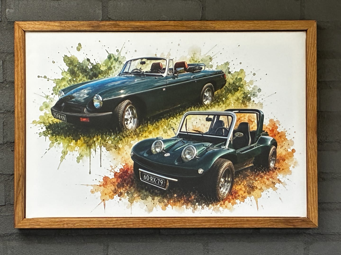Customer photo review of Dein Fahrzeug als Kunstwerk – mit Live-Vorschau, als Poster oder Leinwand