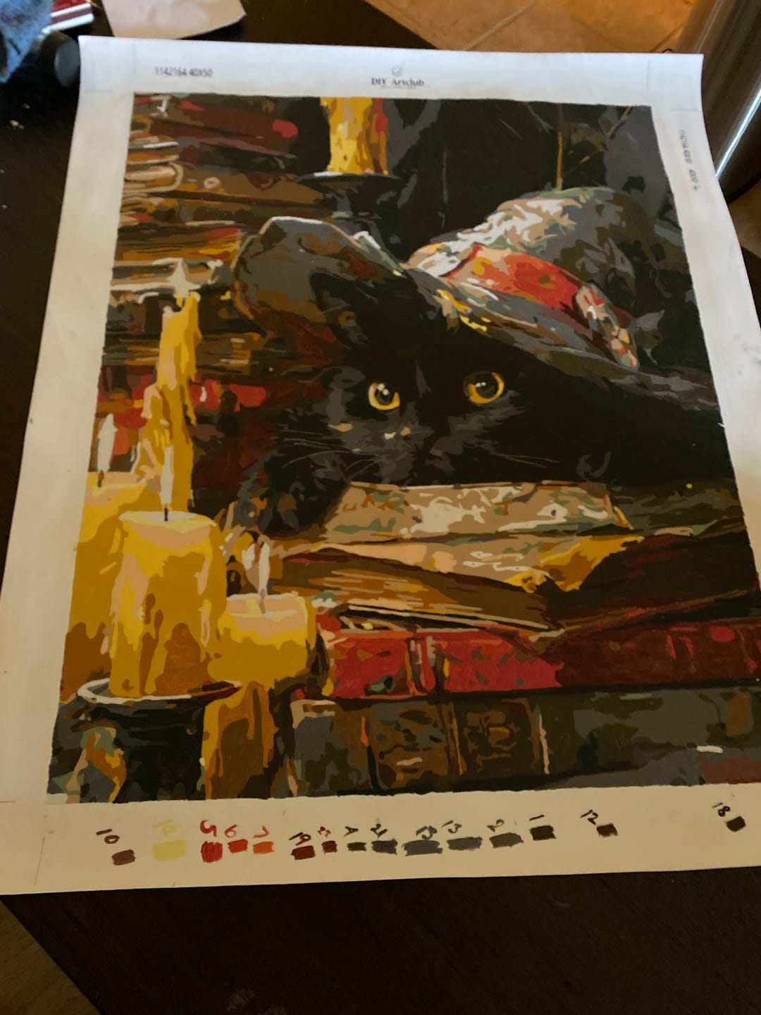 Customer photo review of Spells keeper | Paint by Number
