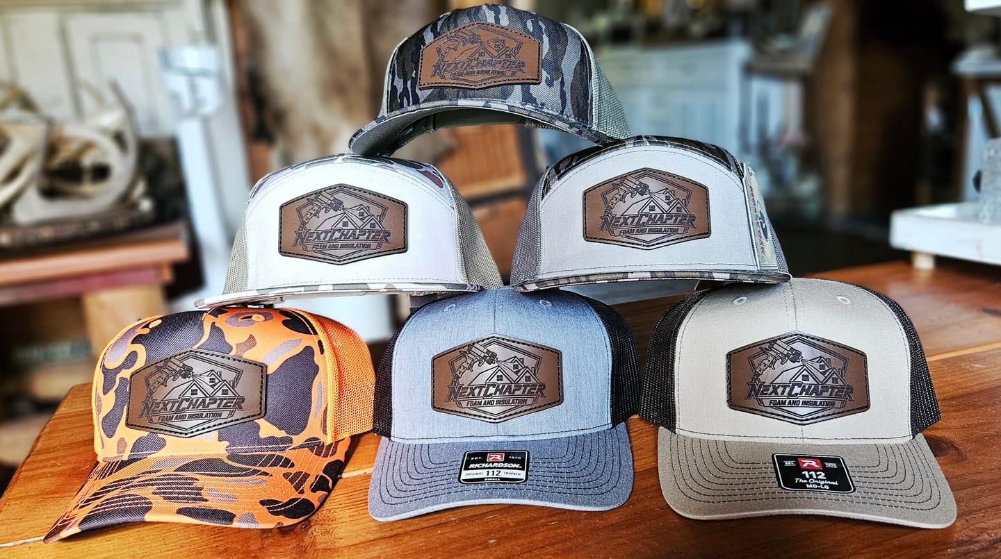 Customer photo review of Premium Custom Leather Patch Hats (Wholesale)