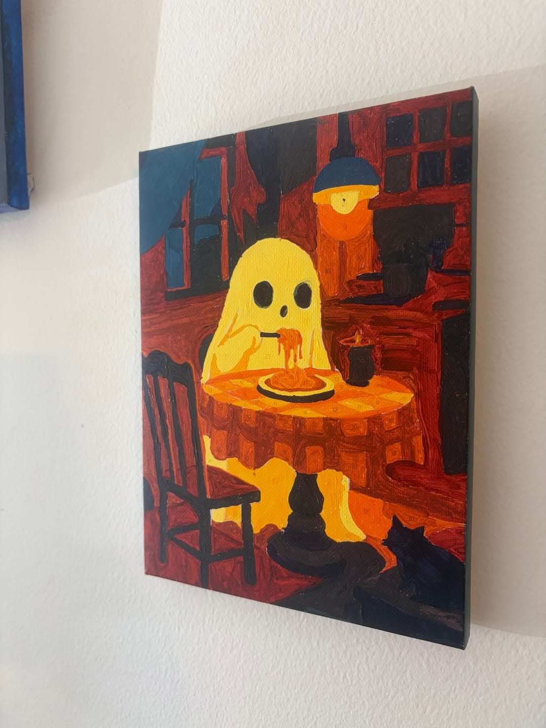 Customer photo review of 6 Mini Paintings - Spooky Halloween Set