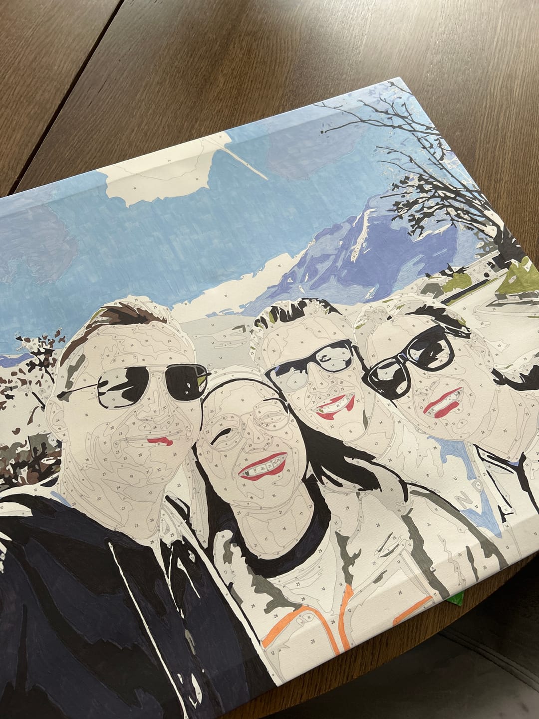 Customer photo review of Malen nach Zahlen - Dein Wunschmotiv