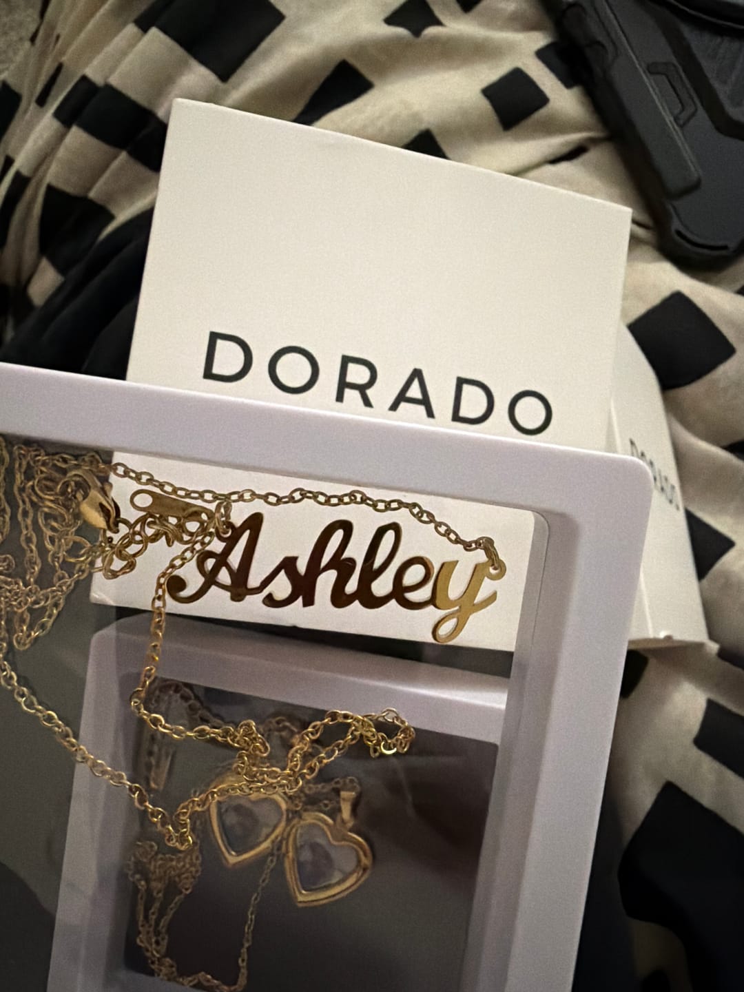 Customer photo review of Custom Name Necklace