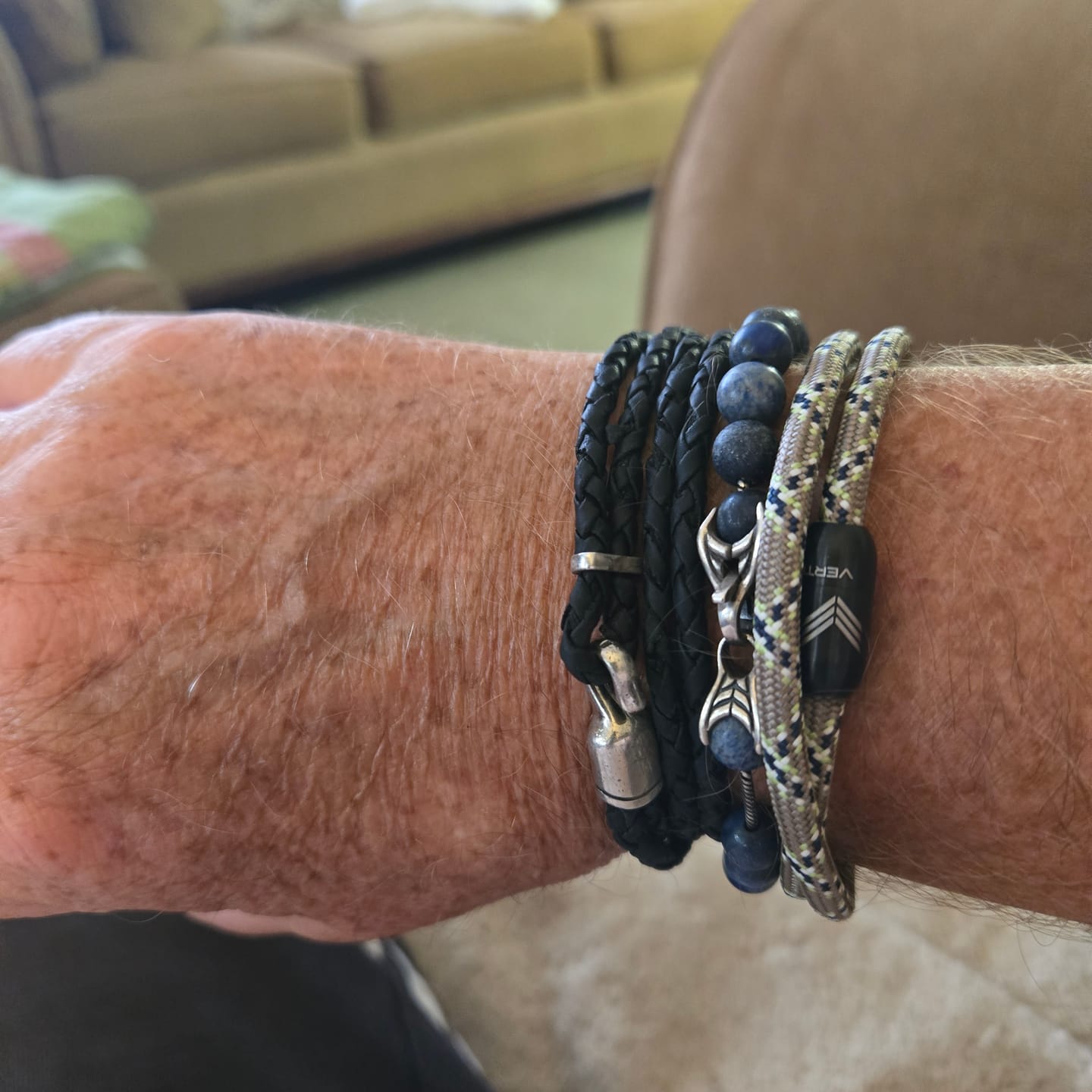 Customer photo review of Paracord Bracelet Magnetic Snake