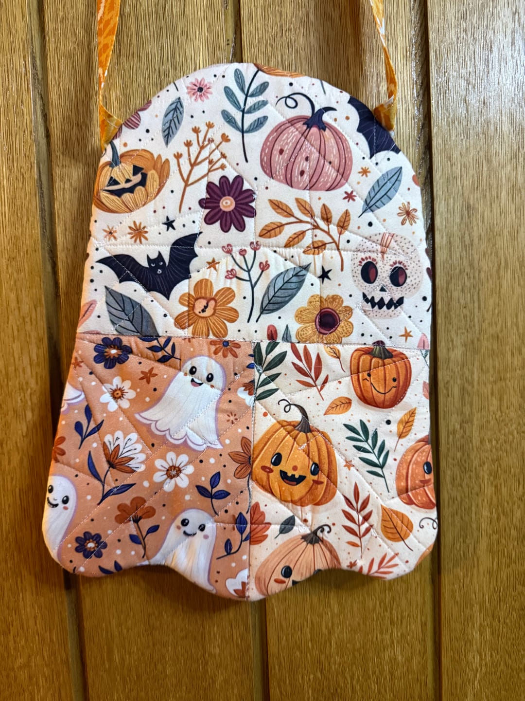 Customer photo review of 14 Downloadable PDF Halloween Quilt Patterns