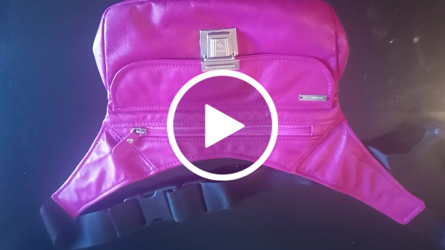 Customer video review of Riñonera Original "Classic Fucsia” + Bolsillo trasero · Piel · Pieza Exclusiva Núm. 19496