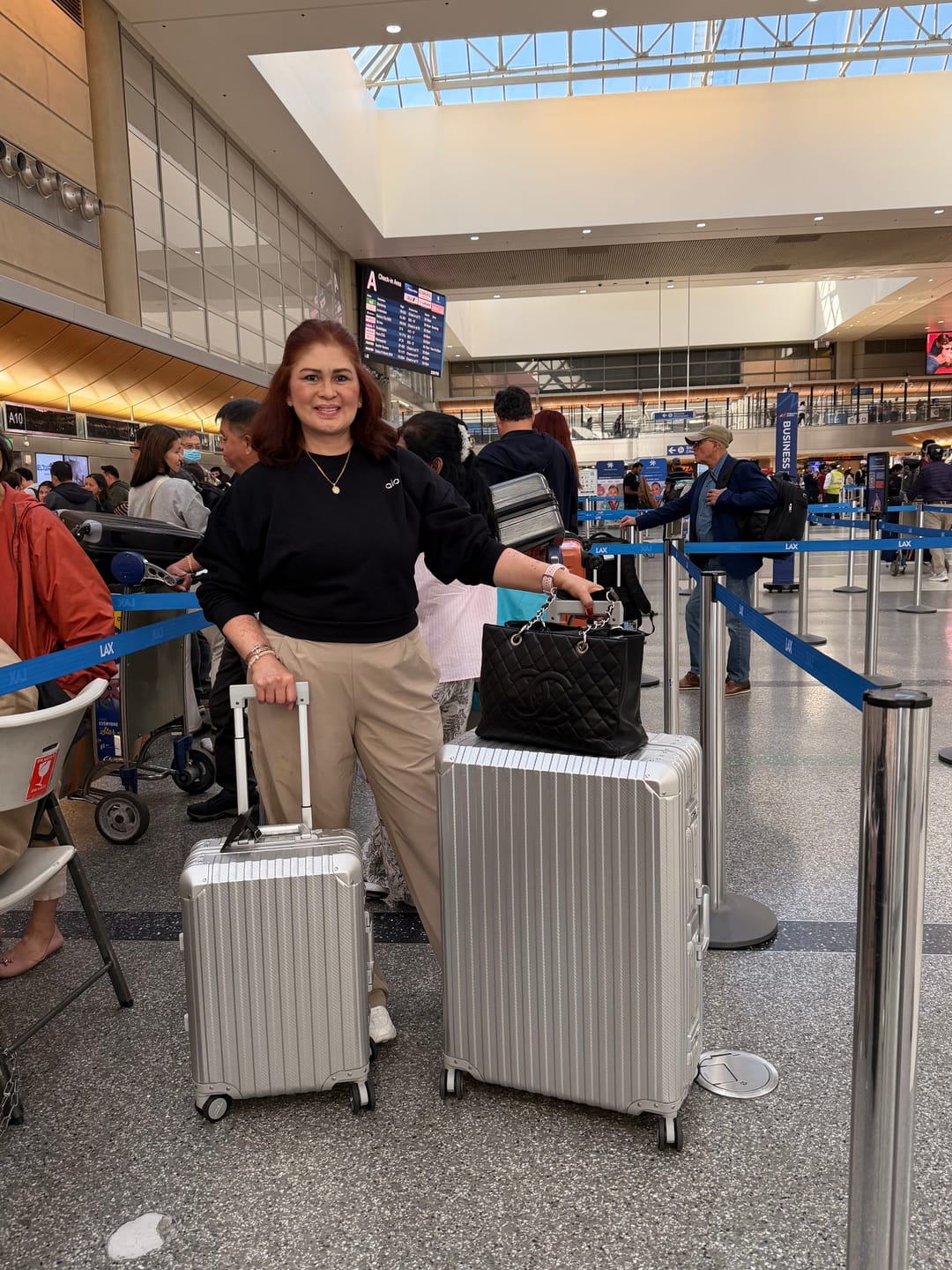 Customer photo review of TREVA Aluminum Suitcase Silver