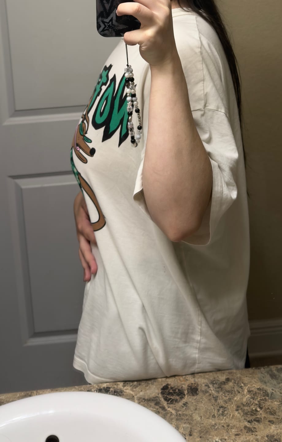 Customer photo review of Mesh Back Comfort Band Binder Beige