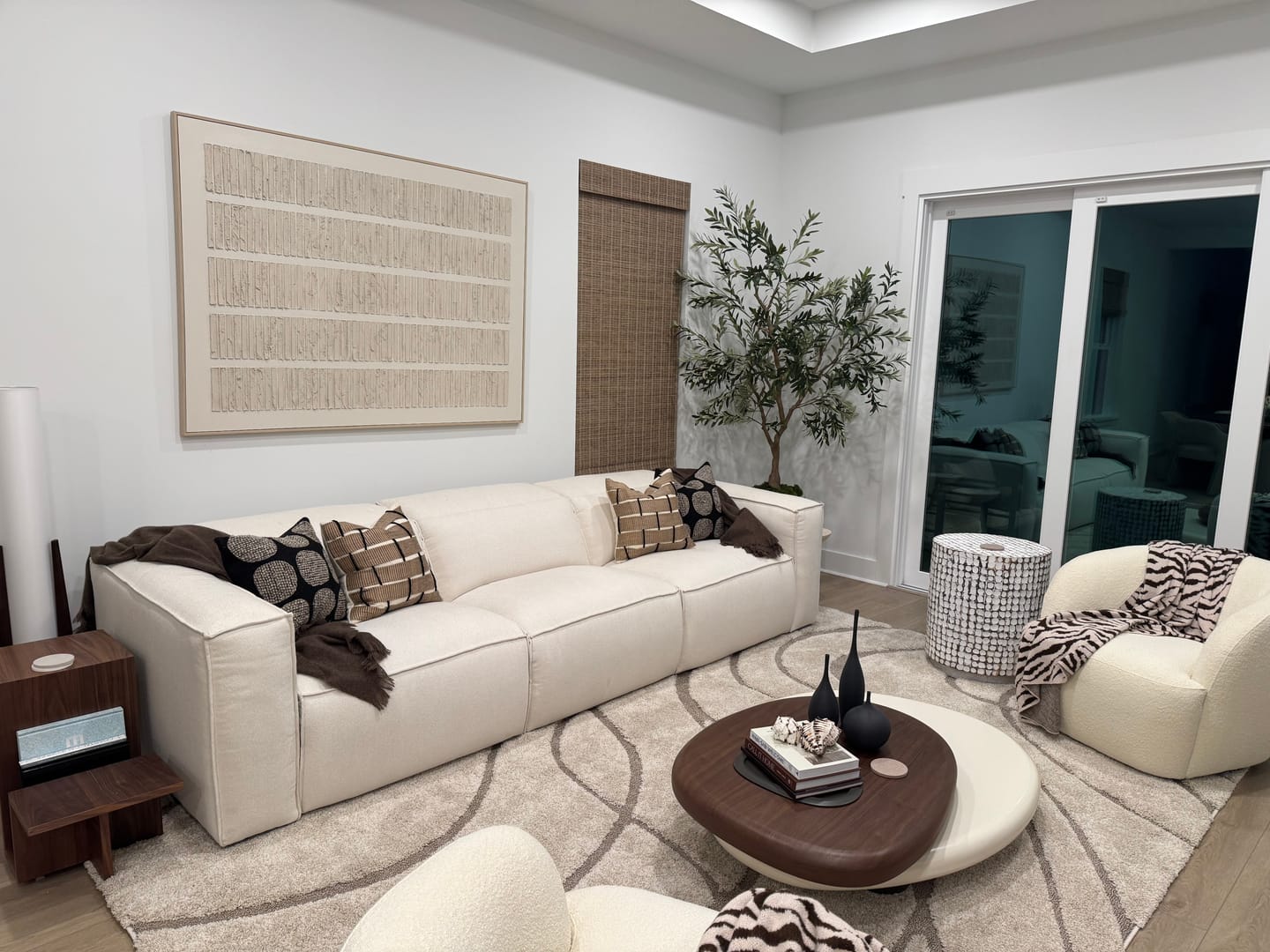 Customer photo review of Wabi Sabi Texture Canvas Art #WS002