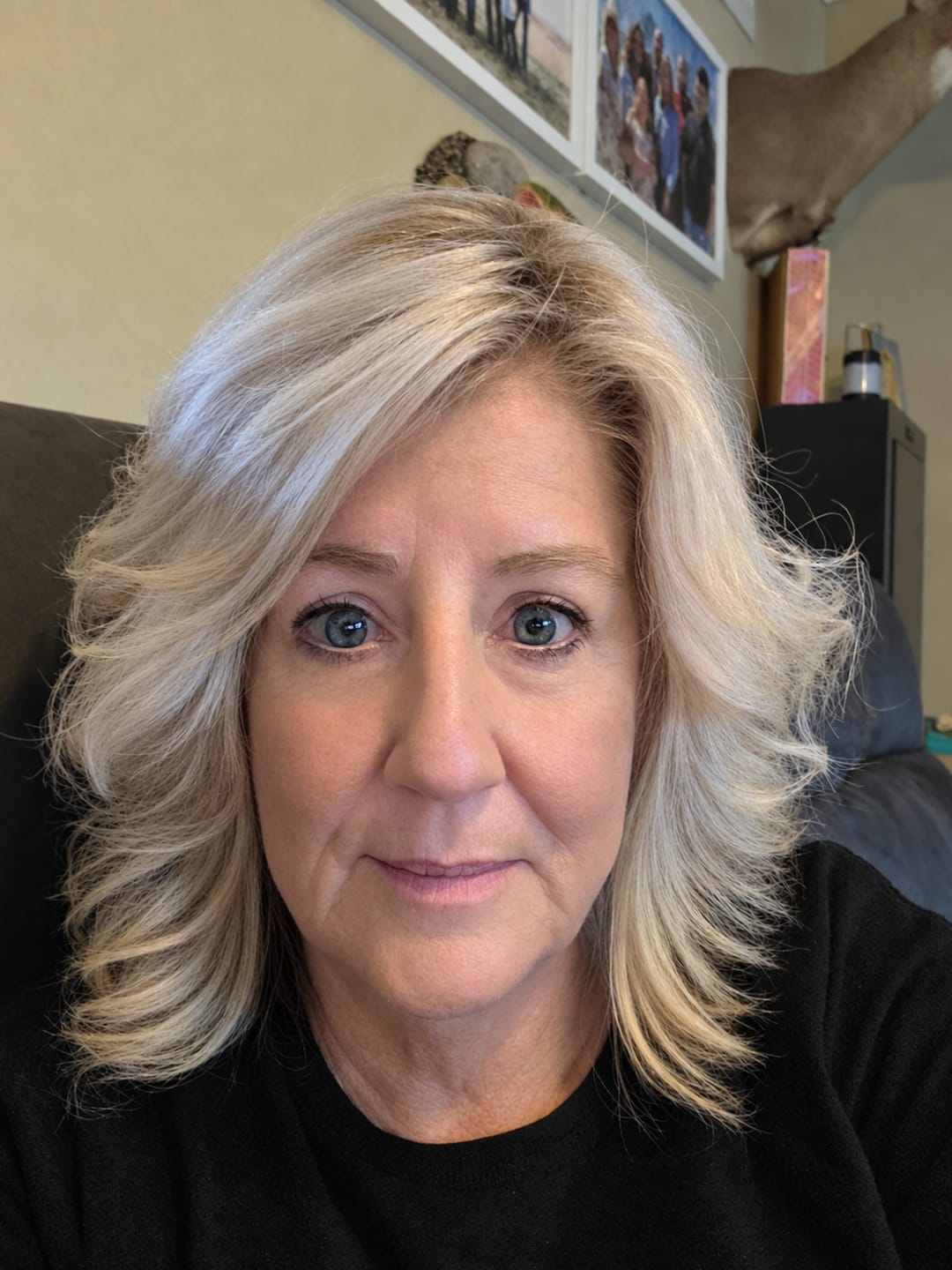 Customer photo review of Summer Light Volume Hair Topper