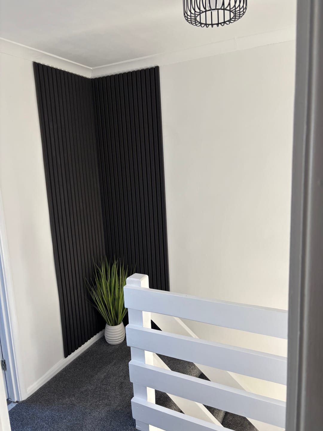 Customer photo review of Acoustic Slat Panel End Trim